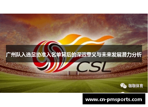 广州队入选足协准入名单背后的深远意义与未来发展潜力分析
