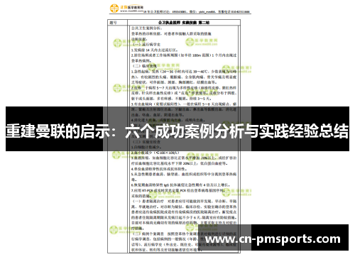 重建曼联的启示：六个成功案例分析与实践经验总结