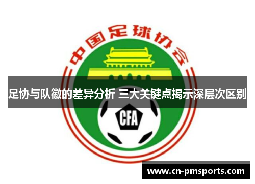 足协与队徽的差异分析 三大关键点揭示深层次区别